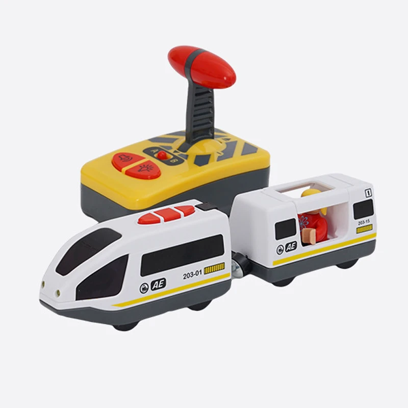Simulação rc trem pequeno bonito som e luz trem modelo brinquedo trem de controle remoto brinquedo presente do bebê