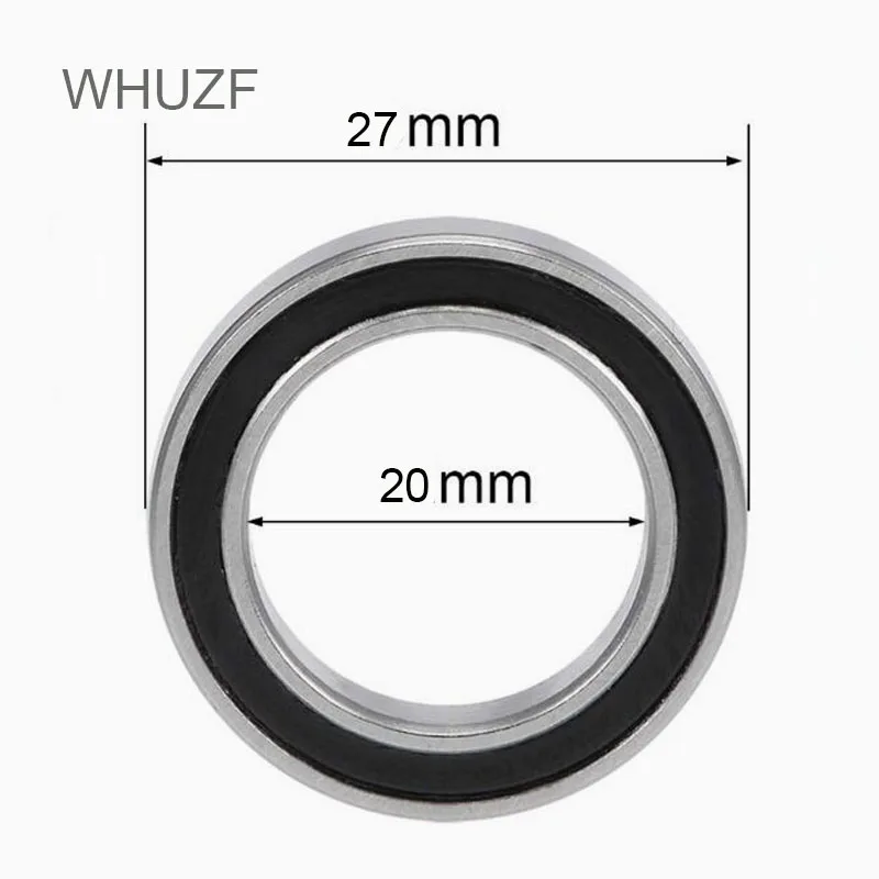 WHUZF 5/10pcs/lot S6704-2RS S6704RS 20*27*4mm ABEC-5 Thin Stainless Steel Ball Bearing Double Rubber Deep Groove Ball bearing