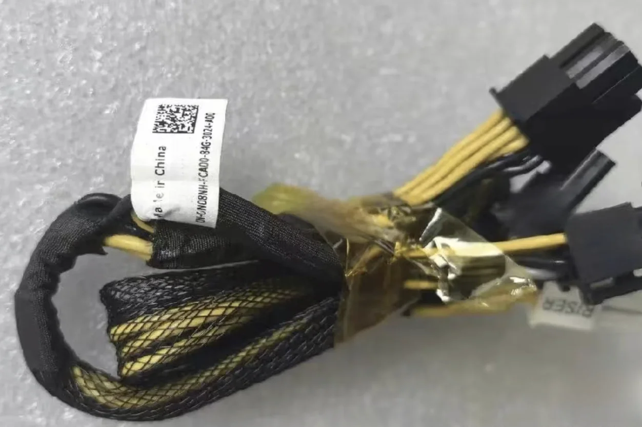 Split GPU Power Adapter Cable Cord For Dell Poweredge R720 R730 R720XD R730XD R7910 N08NH 0N08NH 9H6FV 09H6FV