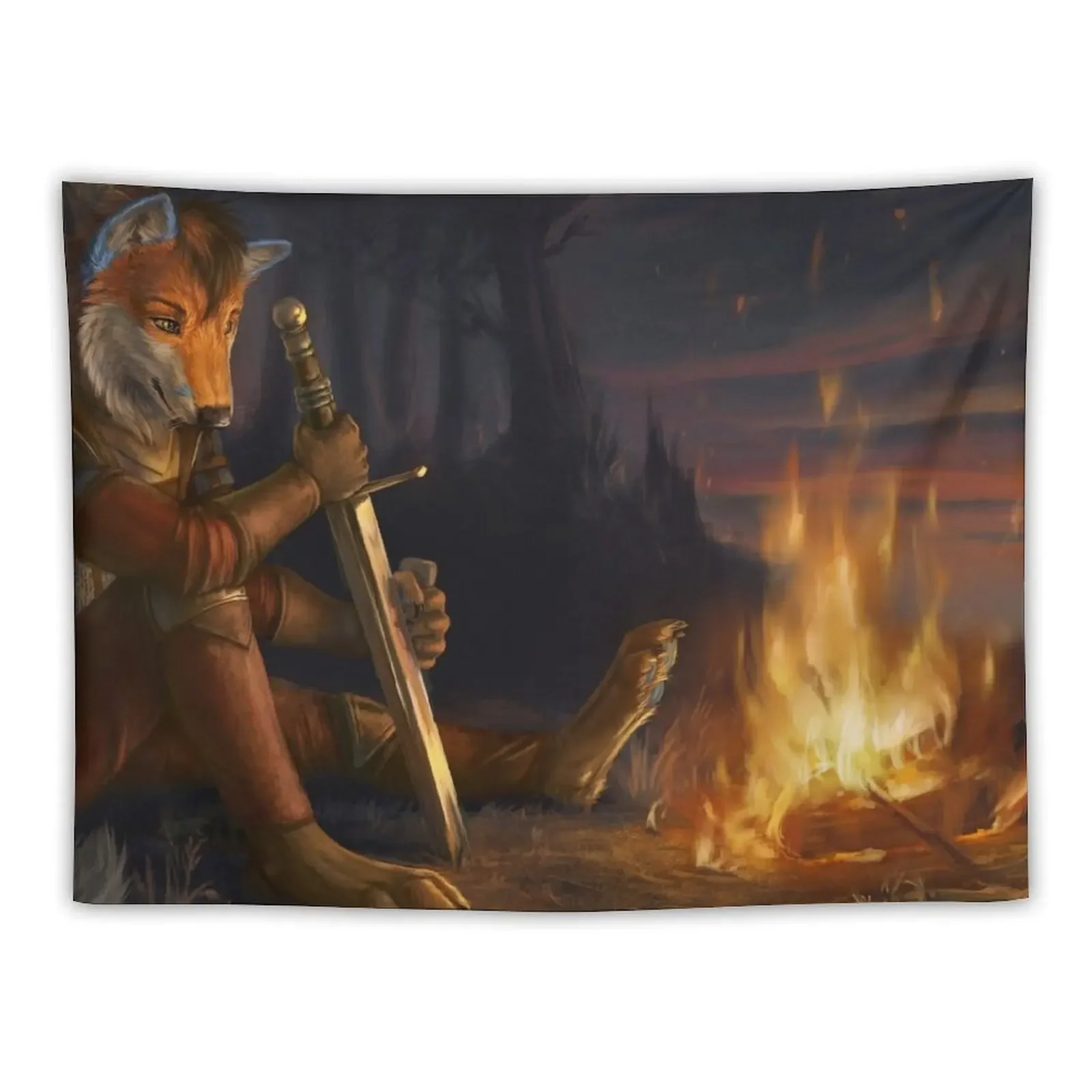 

Fox Tapestry Christmas Decoration Wall Decoration Items Room Decor Cute Room Decorator Tapestry