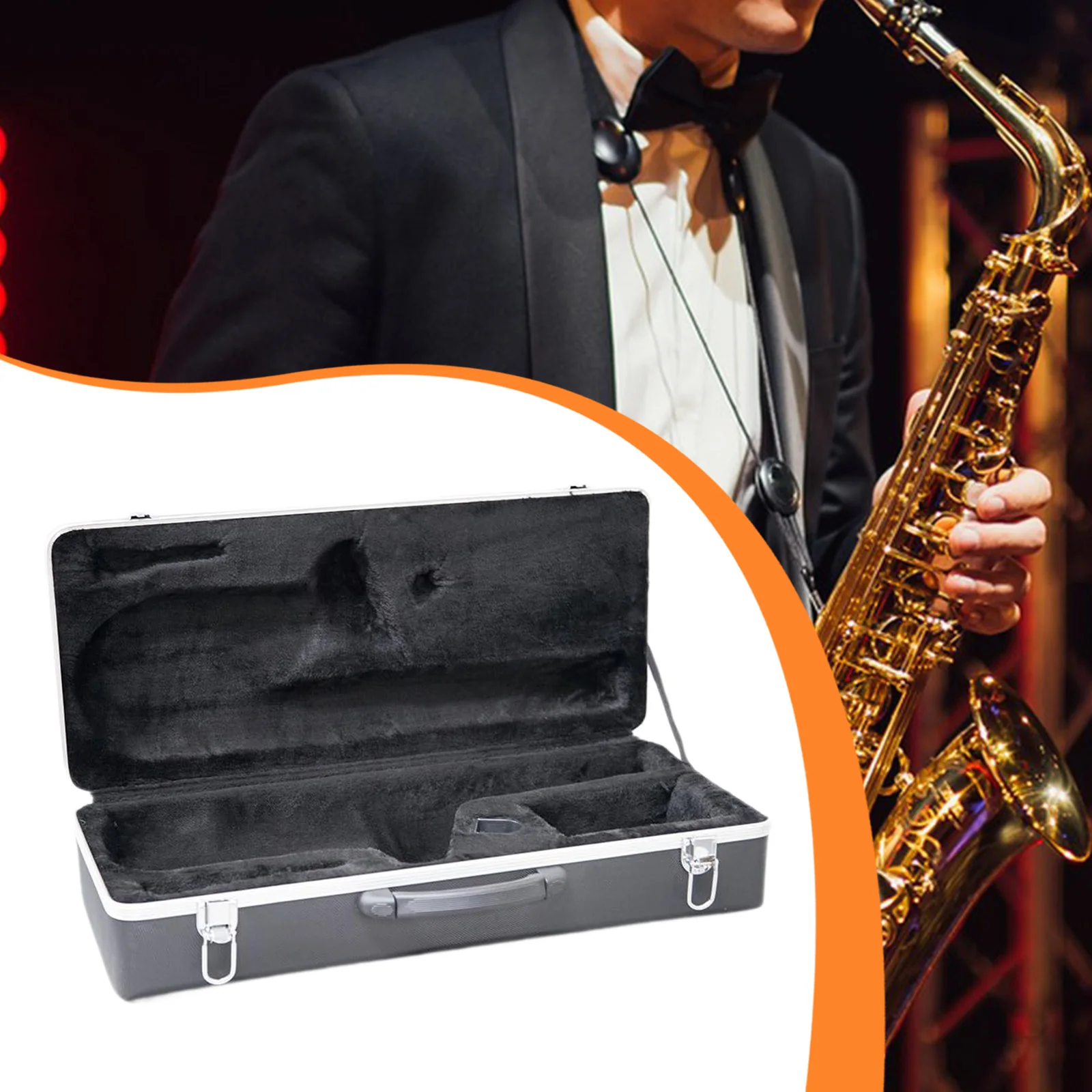 

Saxophone Case Carry Case Protective Shockproof Accessories Alto Sax Gig Bag Saxophone Accessories with handle Lightweight