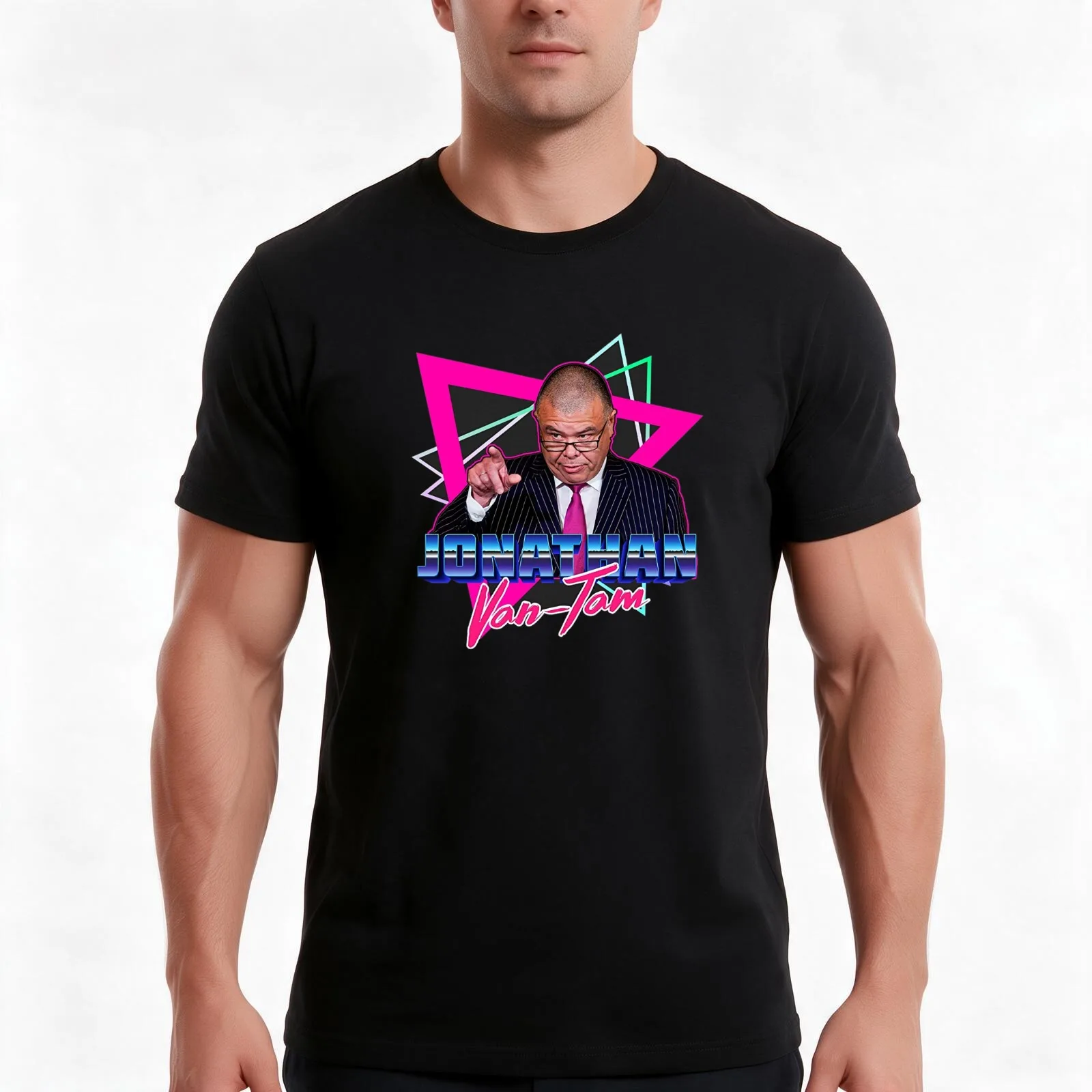 Jonathan Van Tam - JVT T-Shirt Summer Casual Cotton Tee Oversized Streetwear Tops Vintage Graphic Print Unisex Men Women