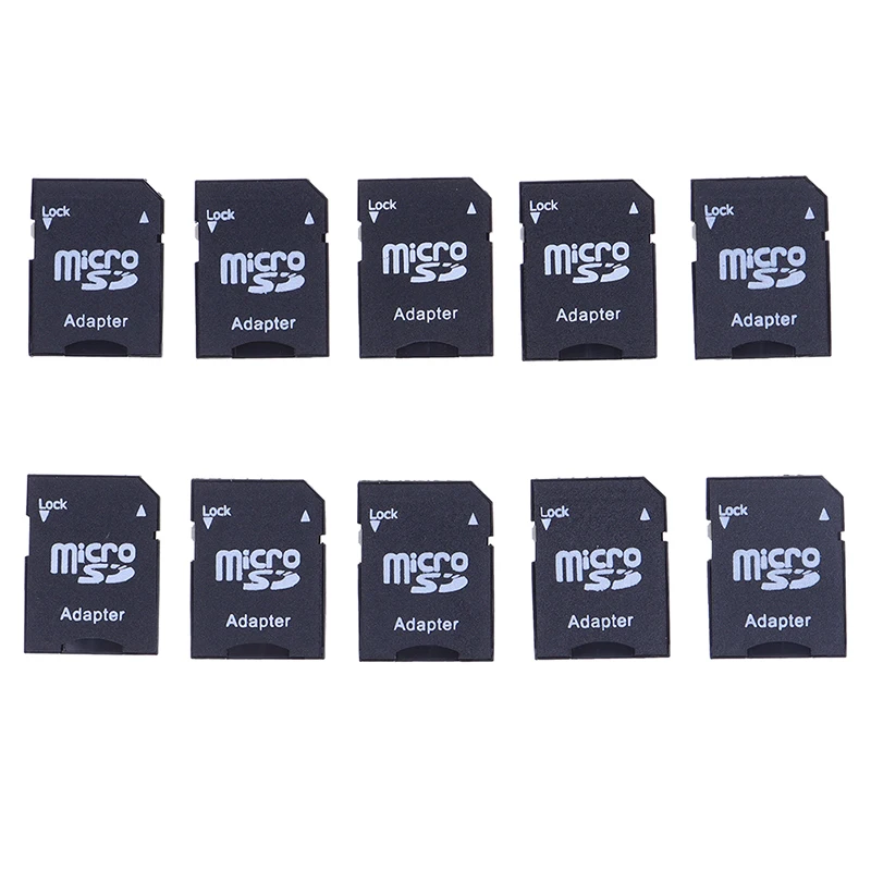 10 pz Micro SD TransFlash TF A SD SDHC Adattatore Della Scheda di Memoria Convertitore Telefoni Tablet Memory Stick Per Archiviazioni Interne Del Computer