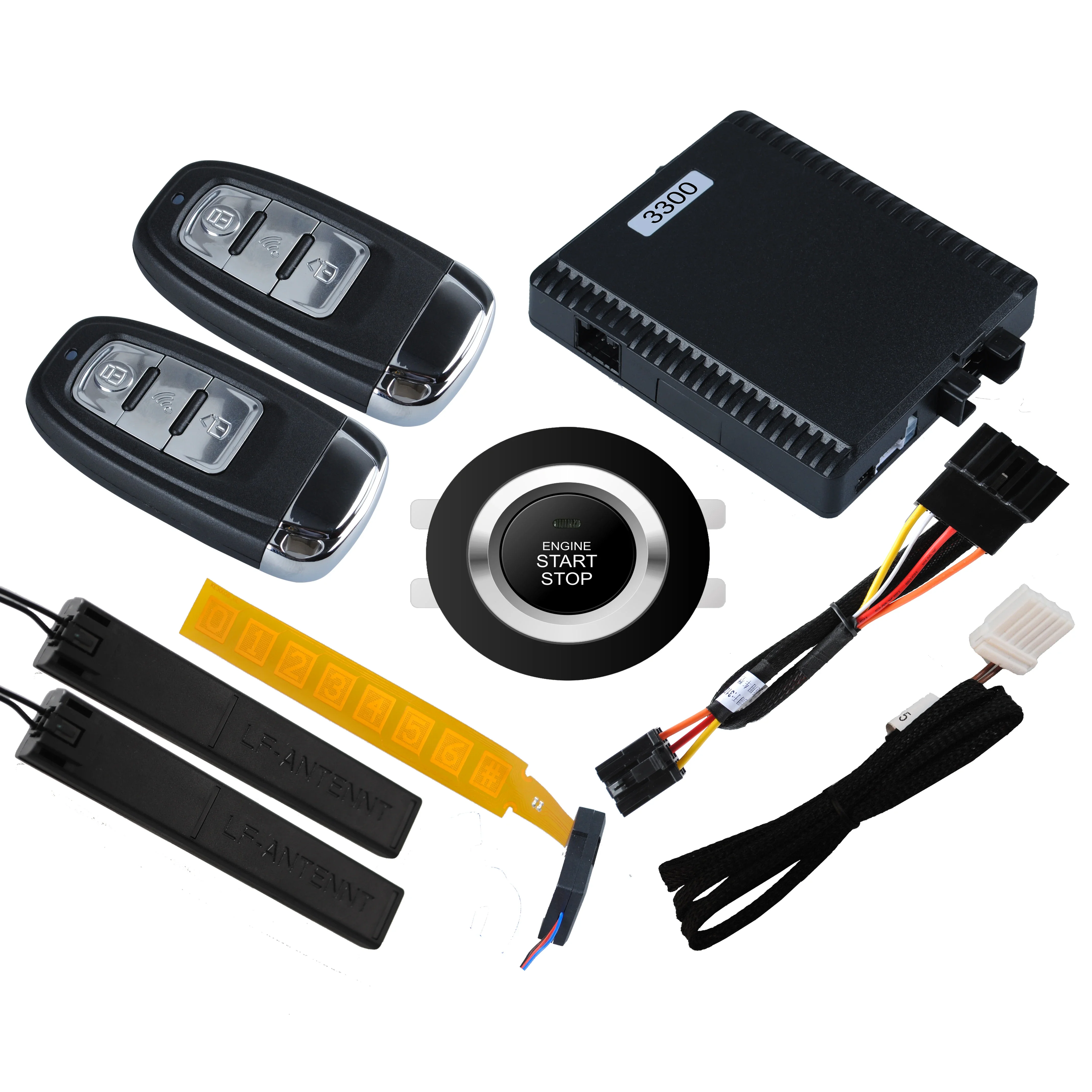 سعر المصنع PKE زر تشغيل محرك السيارة RFID دخول بدون مفتاح زر الضغط لـ IX45/Santa Fe 2013