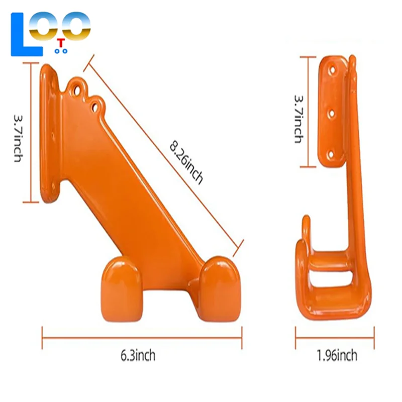 1 قطعة خطاف المنشار الثقيلة الحائط قوس المرآب تخزين الرف المنشار سلسلة مناسبة