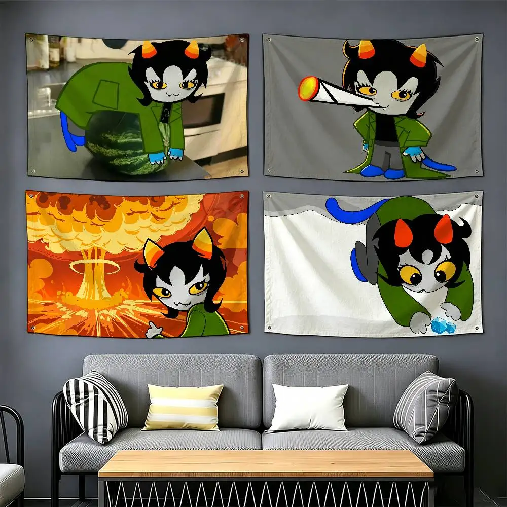 Funny Game MSPA Nepeta Leijon  Flags Suitable For Party Club Outdoor Interior Wall Decoration Banner Fans Gift