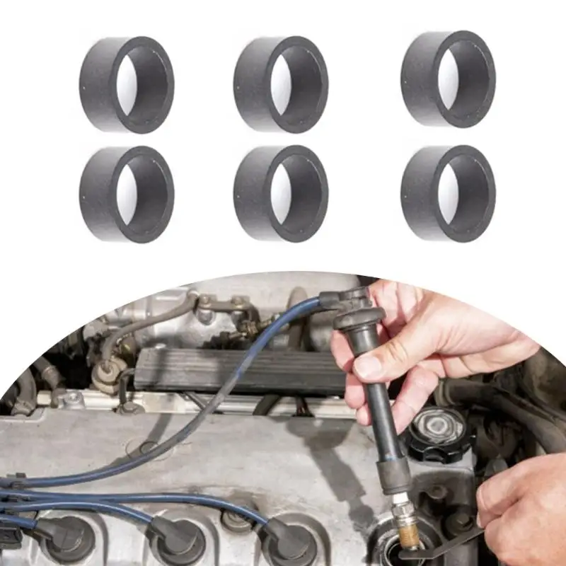 

H8WE 6pcs Injector O Rings set Rubber Injector Seal Leak Proof Injector Rings 13537591006 for E70 E71 E82 E84
