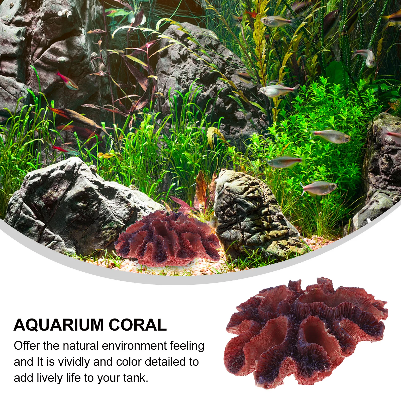 

Coral Reef Aquarium Resin Natural Craft Landscape Artificial Coral Ornament Fish Tank Decoration Fish Tank Decoration