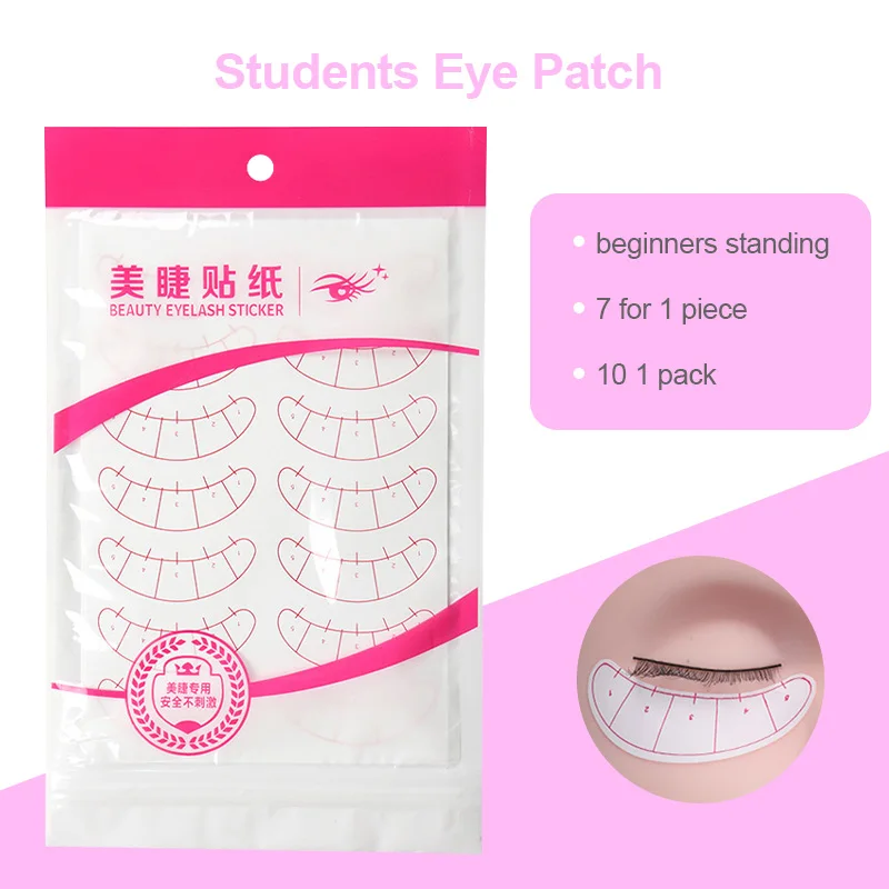 70pairs Eyelashes Stickers Five-point Positioning Paste With Scale Grafting Beauty Lash Extentions Makeup Tools