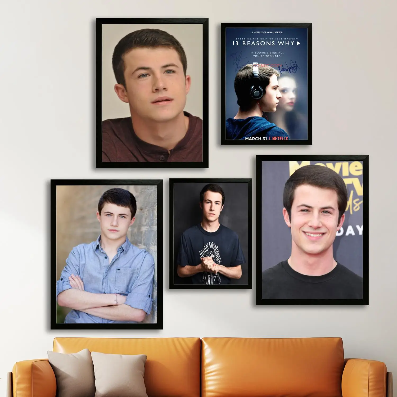 dylan minnette Canvas Art Poster and Wall Art Picture Print, Modern Family Bedroom Decor Posters,Decorative painting