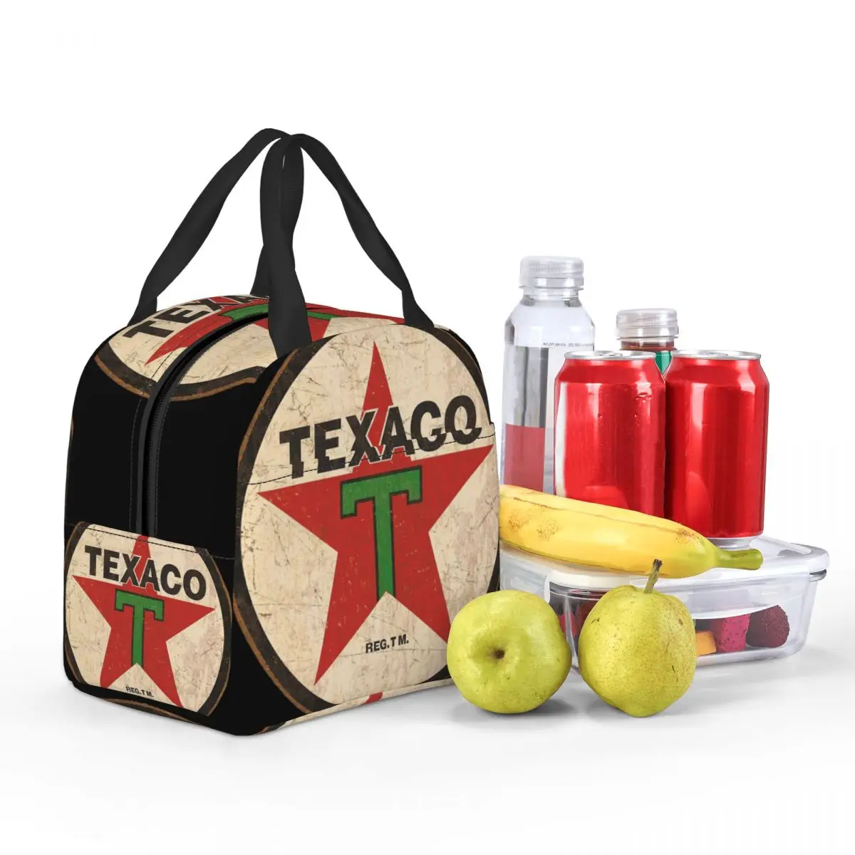 T Texaco Isolamento Bento Lunch Bag, Folha De Alumínio Saco De Arroz, Refeição Pack, Bolsa De Gelo, Novo