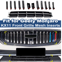 Fit for Geely Monjaro Manjaro kx11 2022-2024 Front Grille Mesh Insert Net Anti-insect Dust Proof Grills Car Accessories