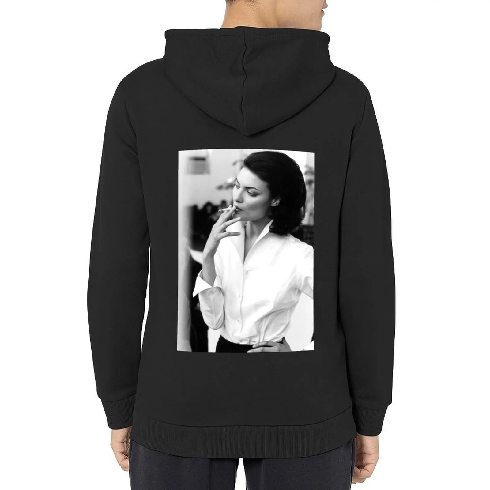 

Shalom Harlow,ph. Peter Lindbergh Hoodie anime clothes men's sweat-shirt clothes for men men clothing men's hoodies