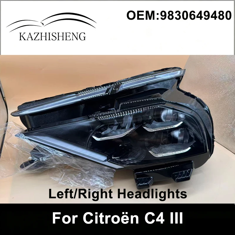 9830649480 Brand New Left/Right Headlights for Citroën C4 III