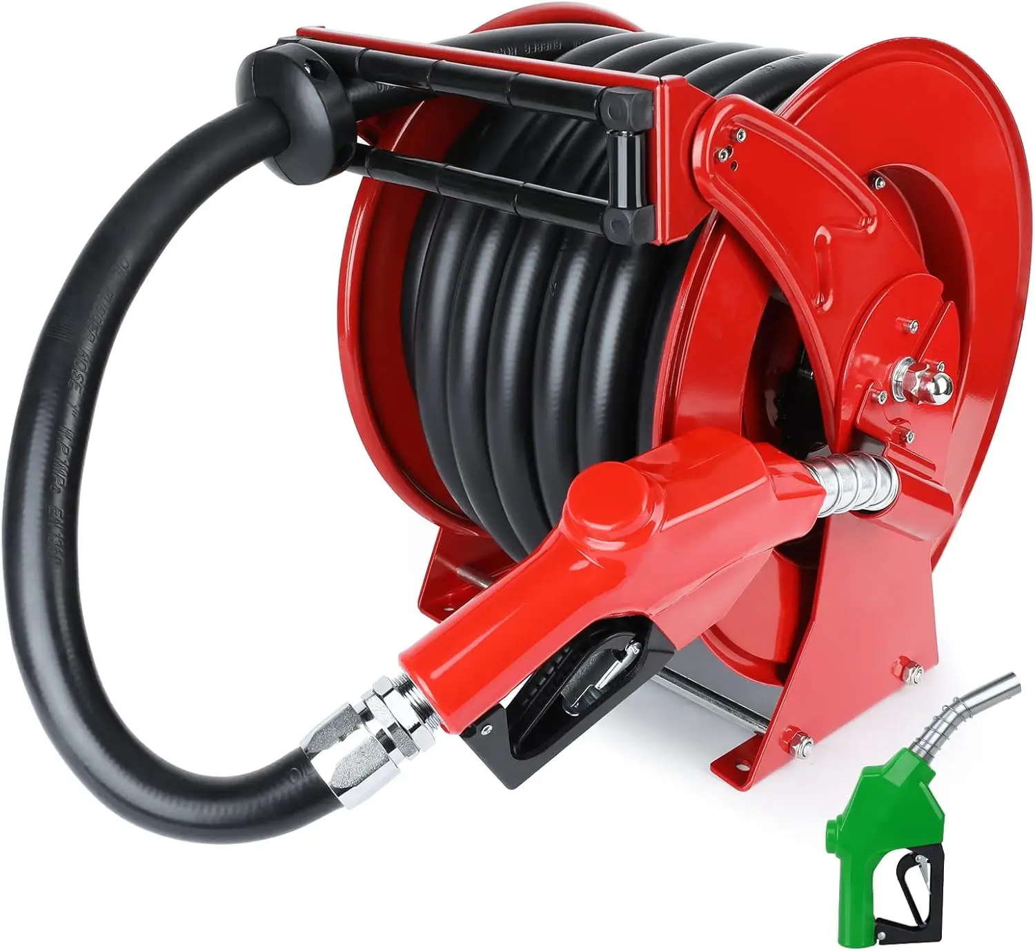 Fuel Hose Reel With Fueling Nozzle, 1