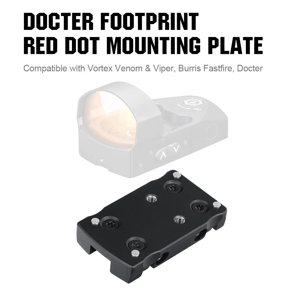 ohhunt® Red Dot Mounts Universal Rib Mount Compact Dot Optic Steel Mount Plate Compatible
