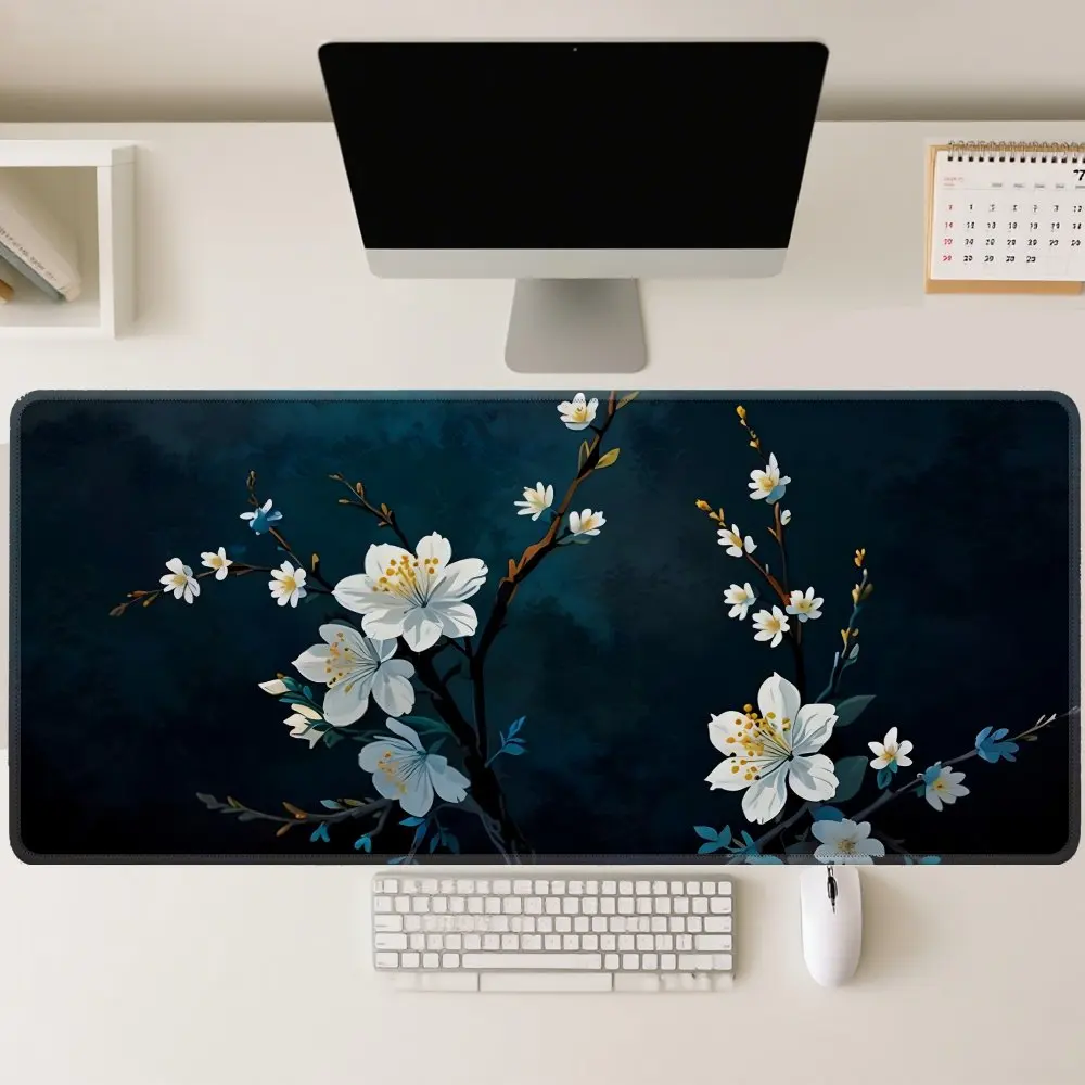 

Large Desk Mat Mouse Pad precision cloth glide stable rubber backing for home office laptop keyboard desk smooth control for dai