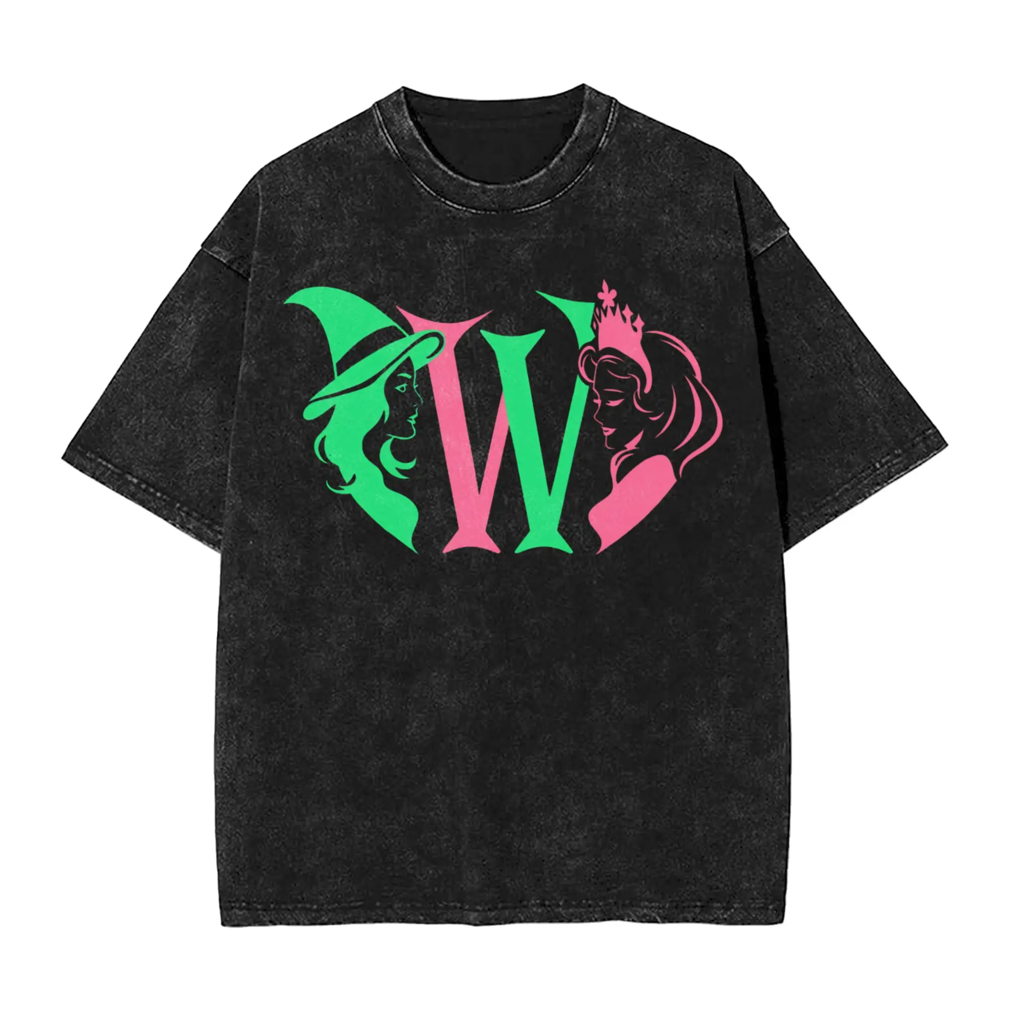 

Harajuku Washed Shirt Wicked Change For Good Merch Vintage T-Shirts Harajuku Streetwear Cotton Printed Tee Shirt