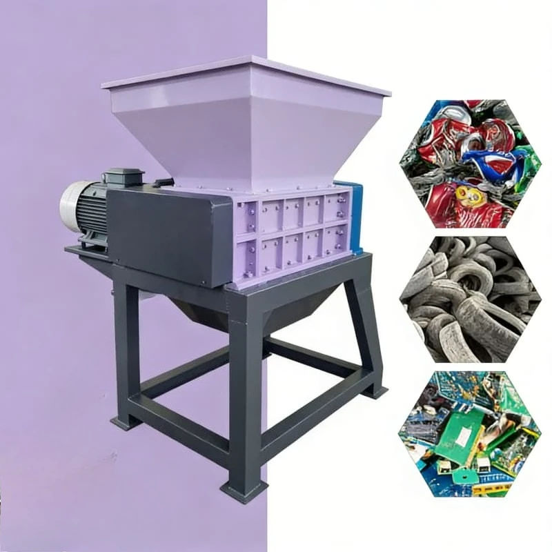 High Capacity Application Shredder Machine Perfect for Packaging Carton Recycling Industrial Double Shaft Shredder Customized