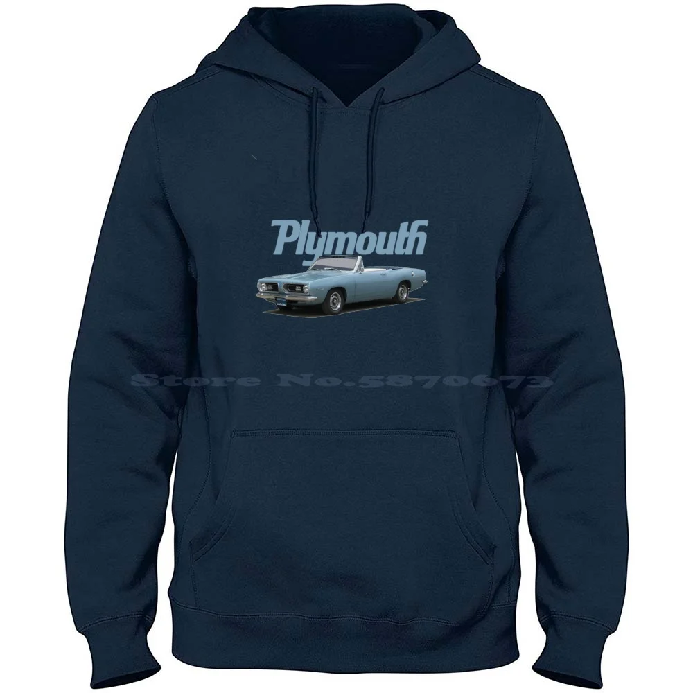 1967 Plymouth Barracuda Convertible 100% Pure Cotton Hoodie Tshirt Plymouth Barracuda 1967 Chrysler Mopar Muscle Car Cars