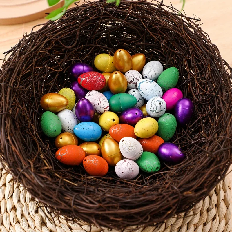 60PCS Water-incubated Dinosaur Egg Toys EVA Material Creative Simulation of Incubating Dinosaur Eggs Children's Educational Toys