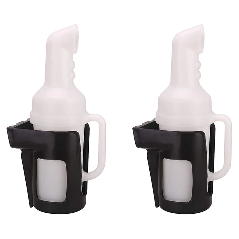 2X For Golf Cart Sand Bottle For EZGO Club Car Yamaha Divot Filler Sand Bottle Kit With Rattle Proof Holder For Golf B