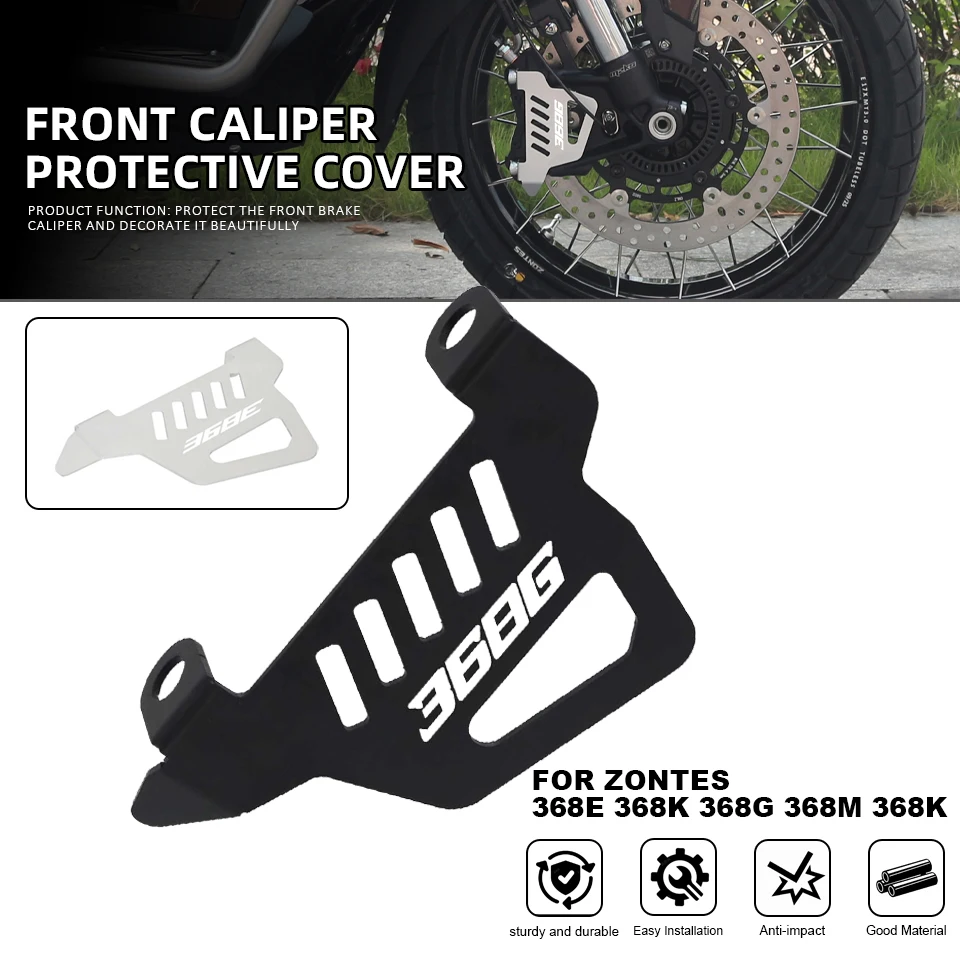 Para Zontes 368G 368D 368M 368E 368K 368 G D M E K E ZT-368 Cubierta de Caliper Delantero Anticolisión Protector de Bomba de Freno