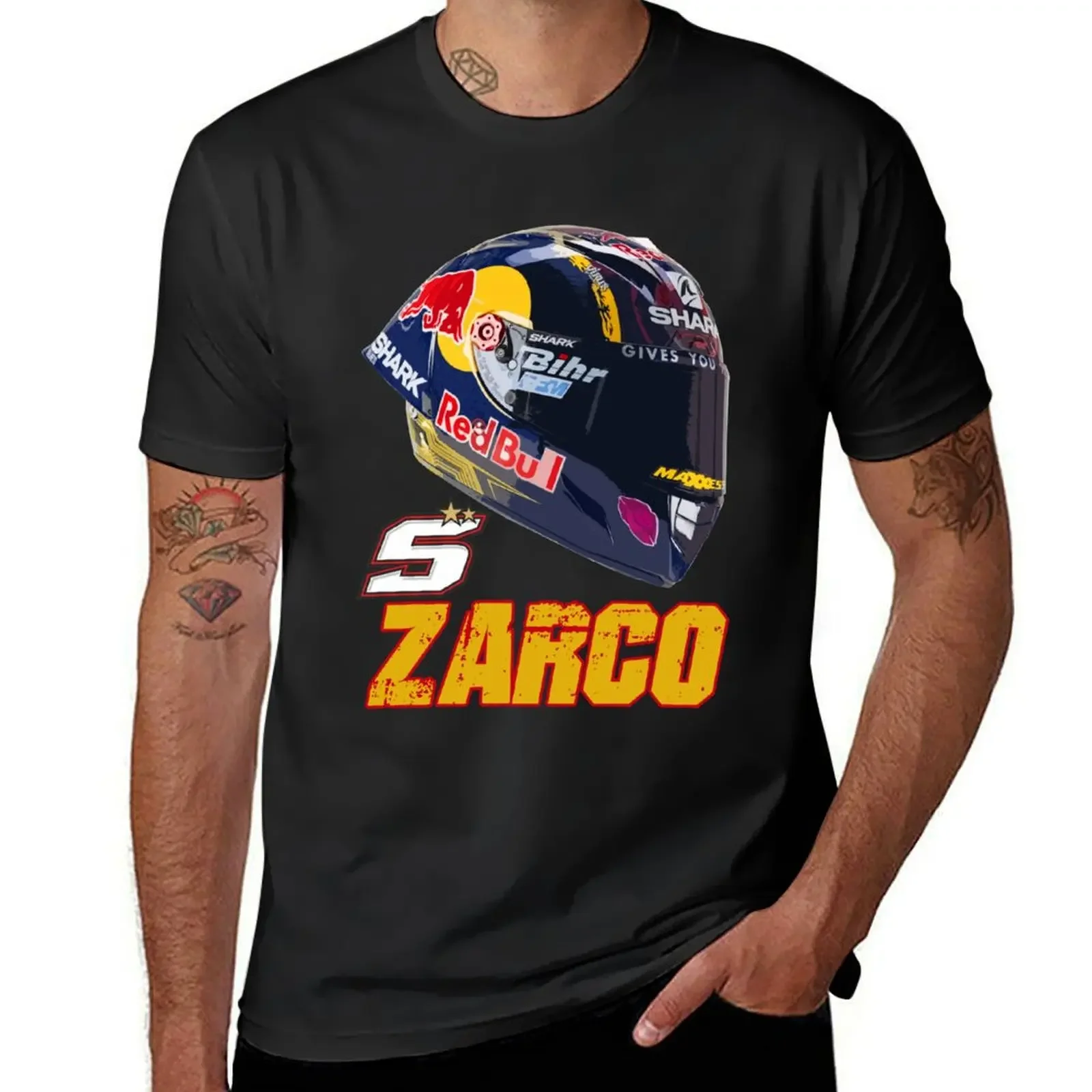 2024 Johann zarco เสื้อยืดกีฬาสำหรับผู้ชาย, เสื้อออกกำลังกายผู้หญิงเสื้อขนาดใหญ่พิเศษสำหรับแฟนกีฬา