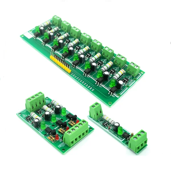 1/3/8 220V AC optocoupler module optocoupler isolation detection 220V voltage can be connected to PLC