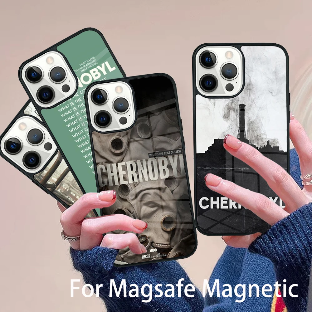 

TV Series Chernobyl Phone Case Magesafe Magnetic Wireless Charge Cover For IPhone 16 11 12 13 14 15 Pro Max Plus Mini
