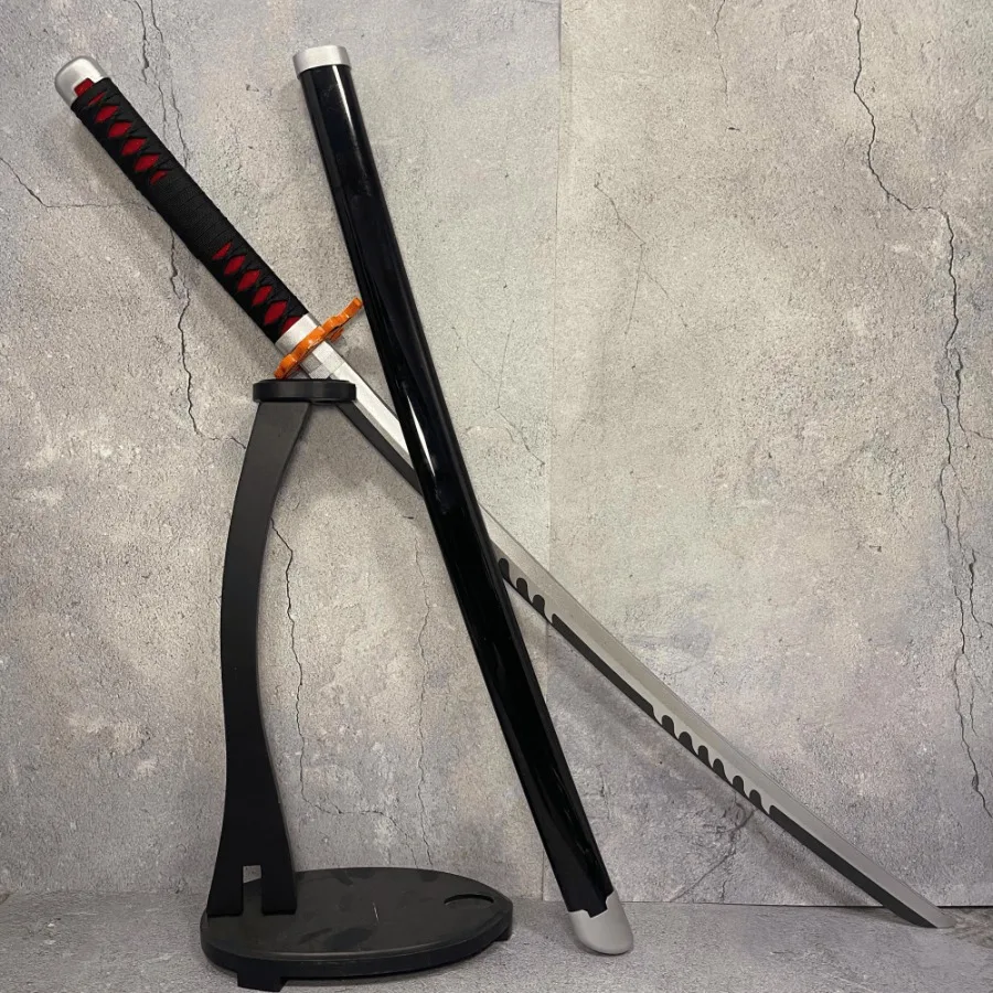 40 zoll Katana Schwert Klinge Anime Echte Volle Japanische Katana Anime Cosplay Prop Echte Größe Japanische Katana Samurai Säbel Spielzeug geschenk