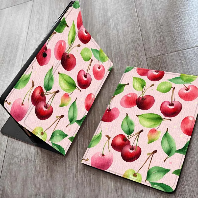 

Colorful Cherry Flower Pattern Case For OPPO Realme Pad Air X 10.36 11 Inch Tablet