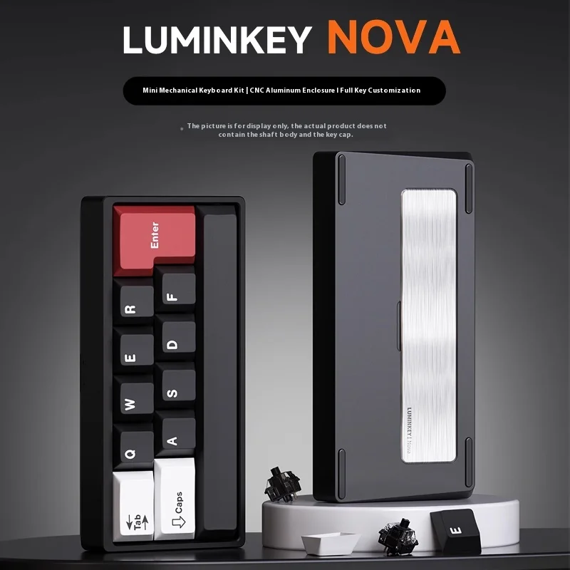 

Luminkey Nova Mechanical Keyboard Kit Customized Mini Aluminum Block Compact Size Computer Office Use Mouse Keyboard Accessories