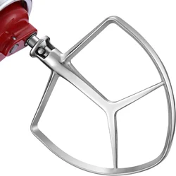Stainless Steel Flat Beater Attachment for KitchenAid 7 Quart Bowl Lift Stand Mixer Replacement Parts Bread Hook Replace KA7QCFB