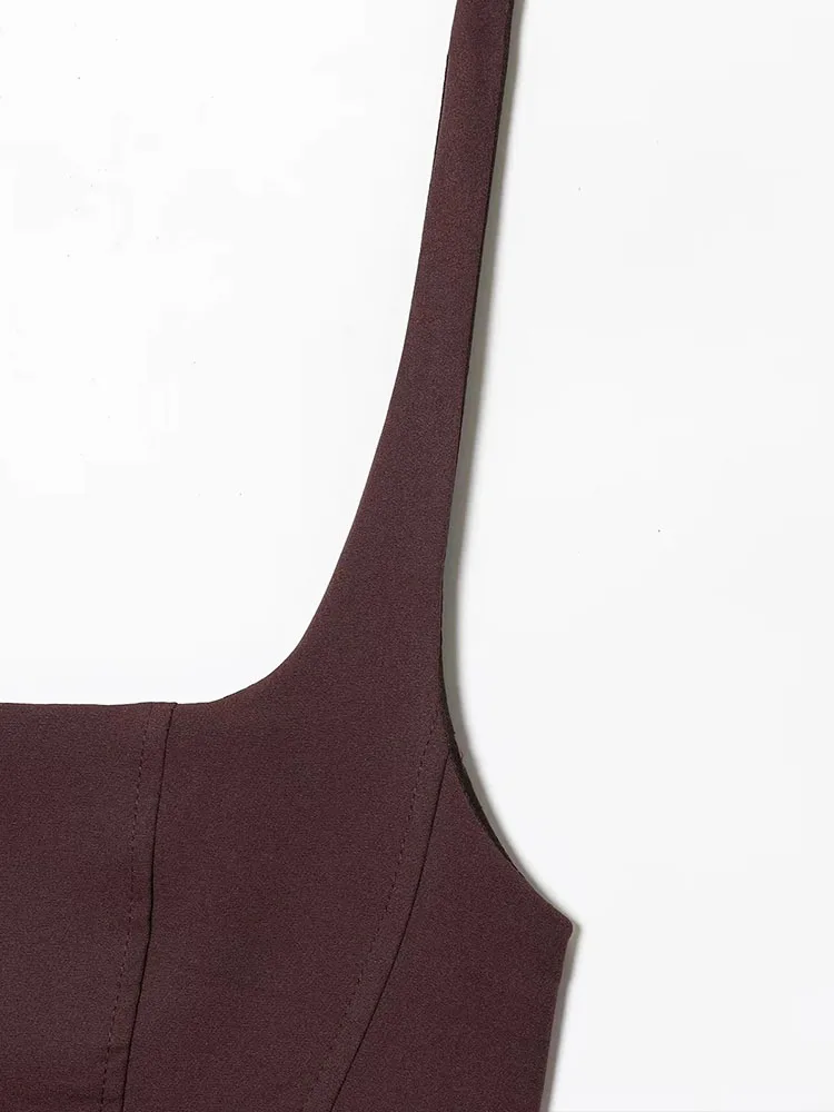 Vrouwen 2025 Sexy Backless Ruches Mini Jurk Vrouwen Elegante Tapered Bandjes Mouwloze Hoge Taille Jurken Lady Party Gown