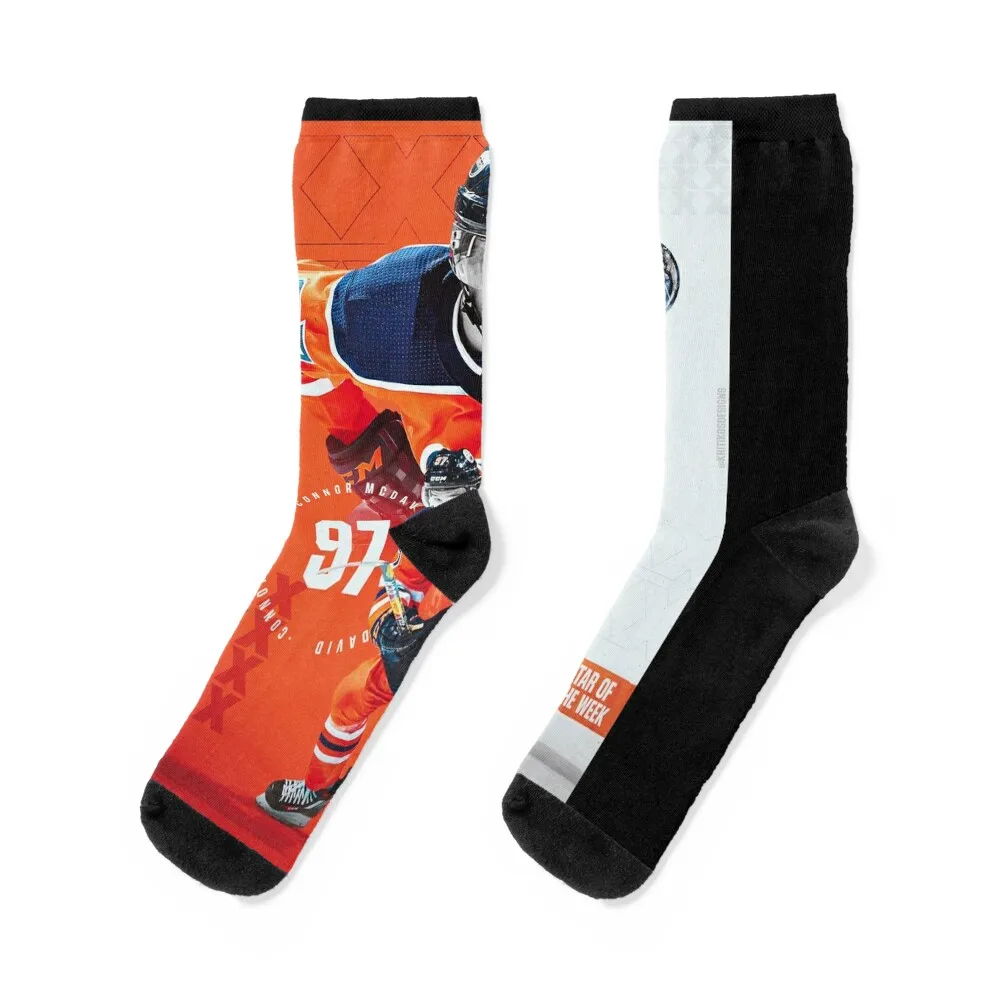 Connor McDavid Socks halloween Stockings compression cotton Socks For Girls Men's