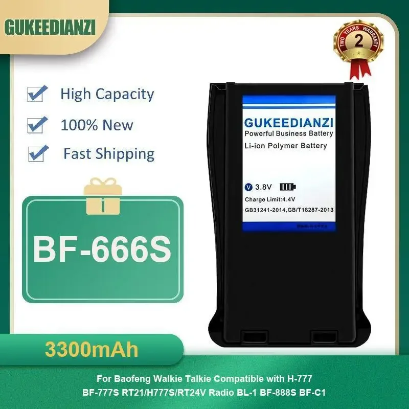 3300 ΠΌΠΡ BF-666S ΡΠ°Π΄ΠΈΠΎ Π°ΠΊΠΊΡΠΌΡΠ»ΡΡΠΎΡ Π΄Π»Ρ ΡΠ°ΡΠΈΠΈ Baofeng, ΡΠΎΠ²ΠΌΠ΅ΡΡΠΈΠΌΡΠΉ Ρ ΡΠ°Π΄ΠΈΠΎΠΏΡΠΈΠ΅ΠΌΠ½ΠΈΠΊΠΎΠΌ H-777 BF-777S RT21/H777S/RT24V BL-1 BF-888S BF-C1 3300 ΠΌΠΡ BF-666S ΡΠ°Π΄ΠΈΠΎ Π°ΠΊΠΊΡΠΌΡΠ»ΡΡΠΎΡ Π΄Π»Ρ ΡΠ°ΡΠΈΠΈ Baofeng, ΡΠΎΠ²ΠΌΠ΅ΡΡΠΈΠΌΡΠΉ Ρ ΡΠ°Π΄ΠΈΠΎΠΏΡΠΈΠ΅ΠΌΠ½ΠΈΠΊΠΎΠΌ H-777 BF-777S RT21/H777S/RT24V BL-1 BF-888S BF-C1