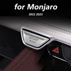 for GEELY Monjaro 2022 2023 Car interior decoration accessories warning light button DIY sequin modification protection