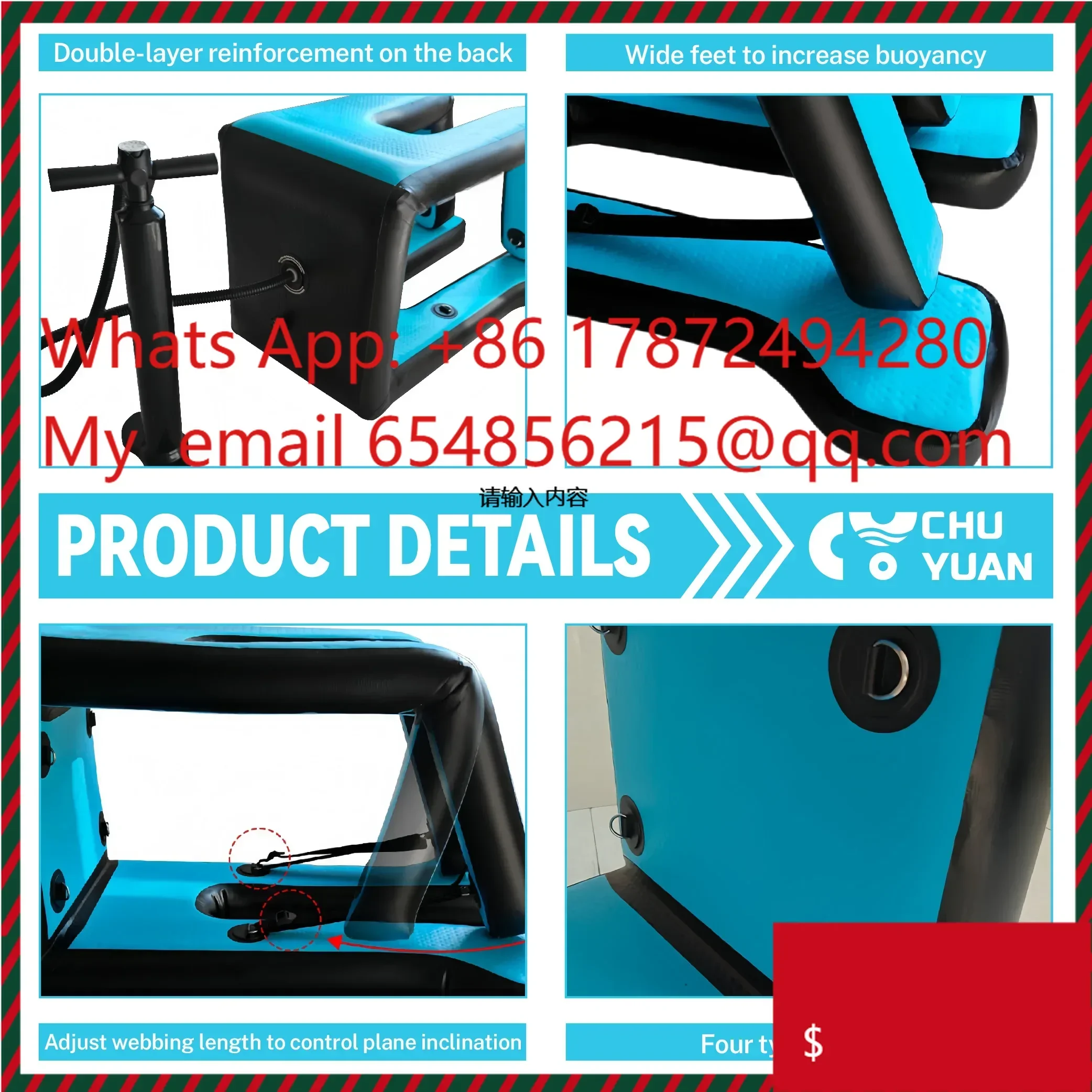 Dockstarter Inflatable Hydrofoil Surfboard – Premium Launch Platform for Water Sports Hydrofoil