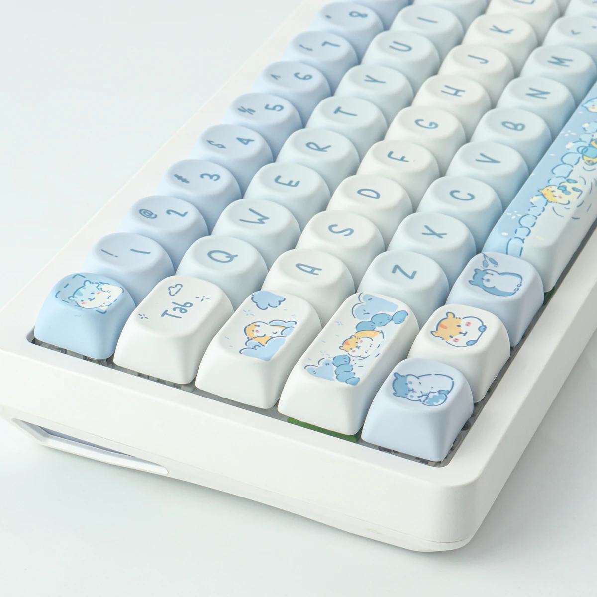 Baby Hamster Keycap MOA Profile DYE Sublimation 132 Key PBT Keycaps For  Mechanical Keyboard