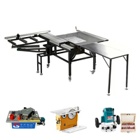 New Multi-functional Radial Arm Saw Table Woodworking Dust-free Saw Precision Guide Folding Electric Wood Cutting Machine