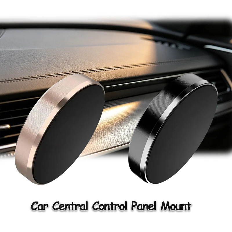 Car Phone Holder for Central Control Panel Navigation Magnetic Bracket Mobile Phone Mount Paste on Car Home Wall Kitchen Room
