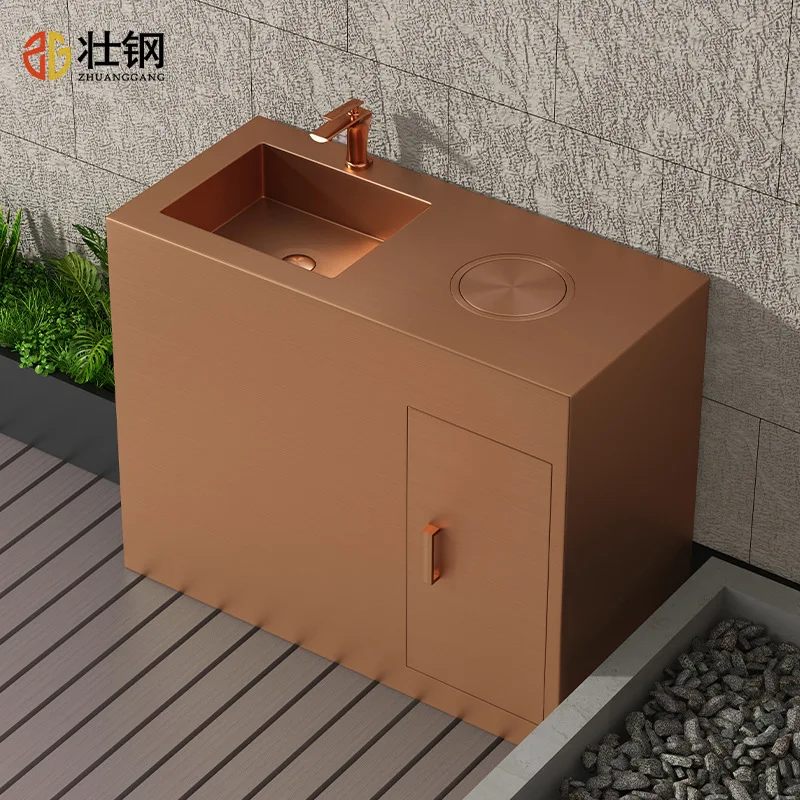 Washbasin Floor-to-ceiling integrated basin Outdoor villa wash basin Outdoor hand sink