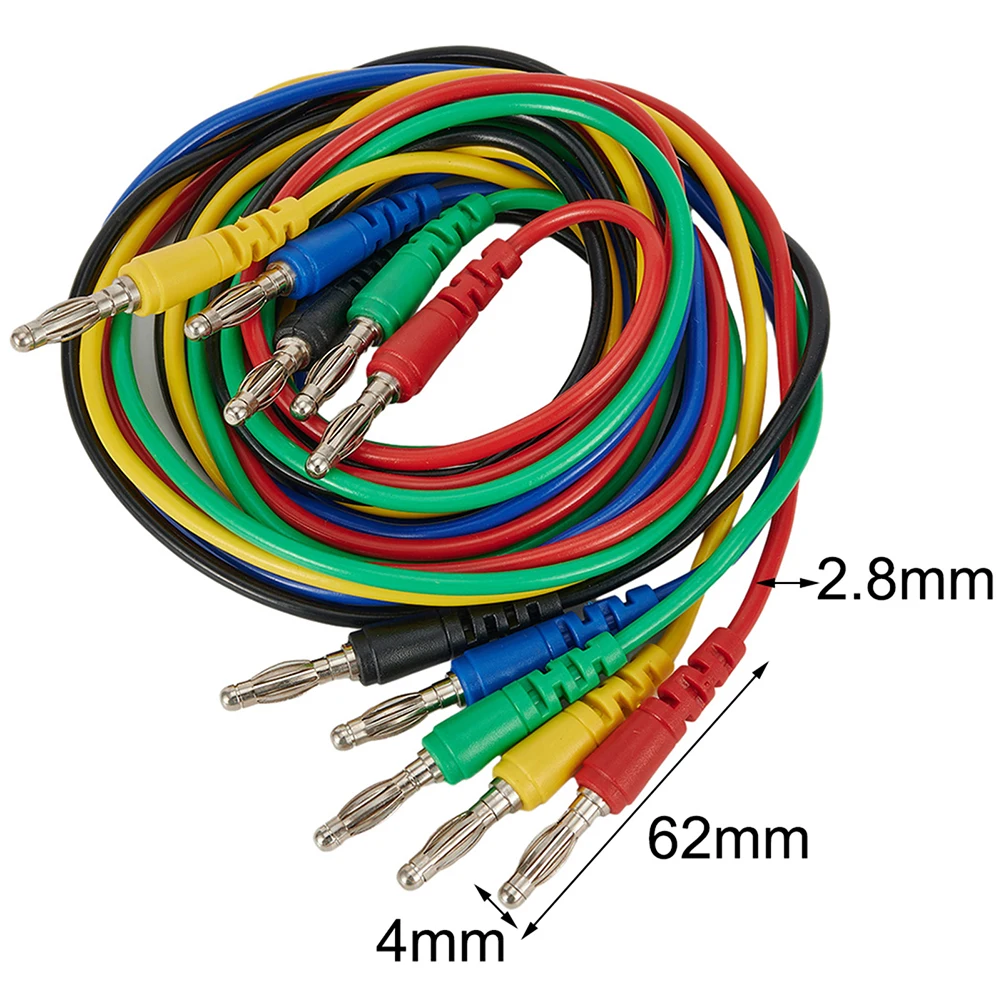 Cavo di prova magnetico cavi di prova da Banana a Banana da 4mm con connettore magnetico multimetro per cavo di prova da Banana a Banana