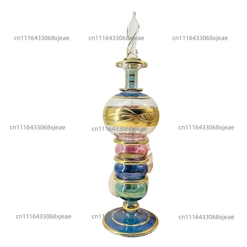 Characteristic Flavor Bottle 15cm Essential Oil Bottle Colorful Glass Jewelry Ornament Tourist Souvenir