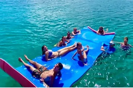 beach  yacht water floating mat  outdoor playing floating  foam pad