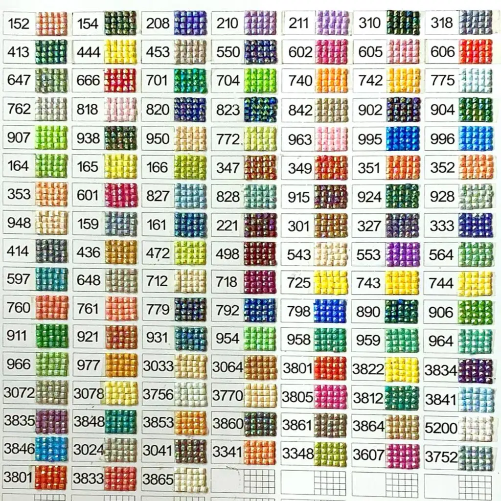 5D Diy Diamond Painting Accessories AB Square 2.5 mm Diamonds Drills 168 Colors Rhinestone Mosaic Beads Wholesale Resin Stones