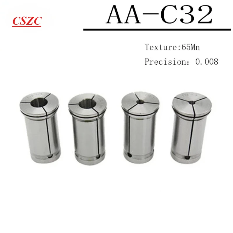 1 buah chuck collet presisi 0.008 C32 chuck Lurus kuat 3mm-25mm mesin ukir penjepit pegas pemotong penggilingan CNC