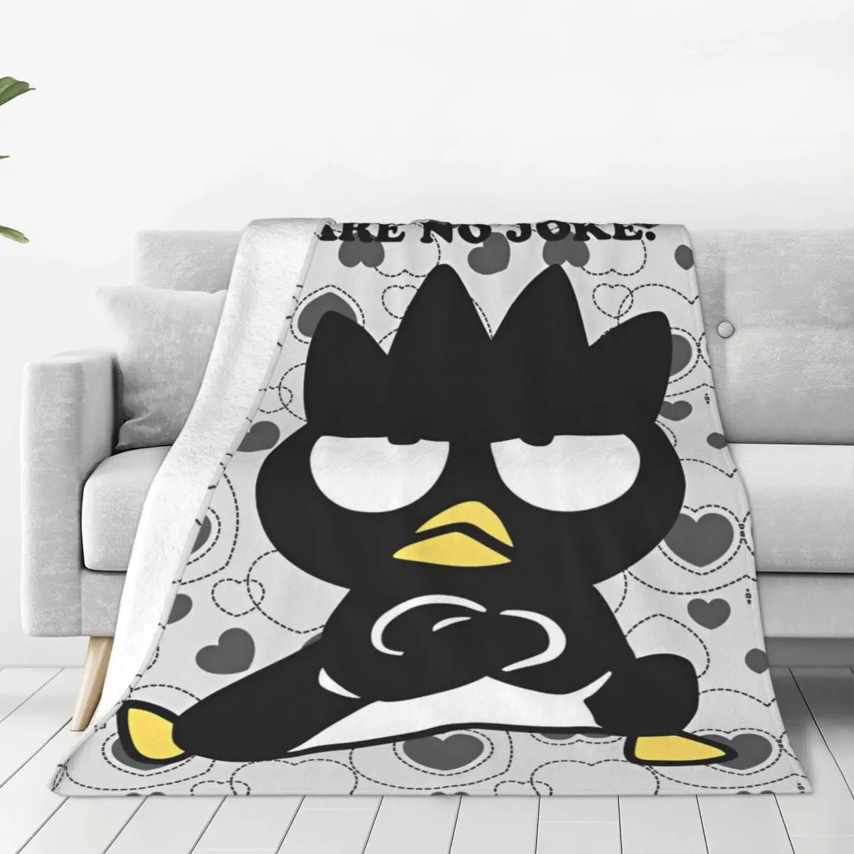 Japan Sanrio Bad Badtz Maru Keroppi Blanket Sanrio Soft Warm Fluffy Plush Throw Blanket For Kids Couch Chair Flannel Bed Cover