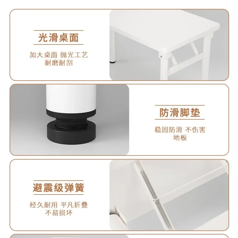 Designer Folding Office Desks White Unusual Light Luxury Cute Computer Desk Student Crafting Escritorio Oficina Office Furniture